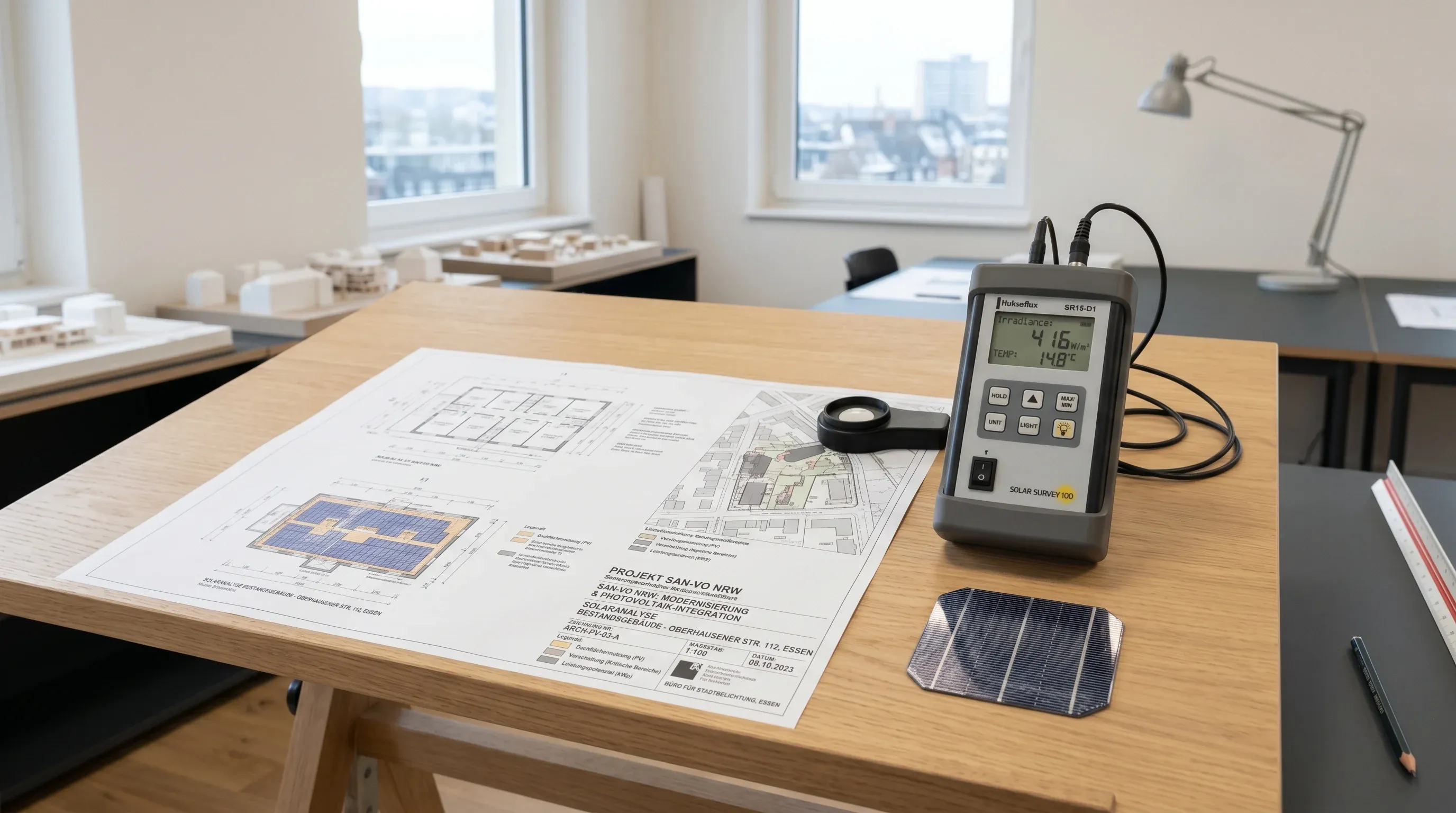 SAN-VO NRW: Die neue Mindestleistung (kWp) für Solaranlagen auf Essener Dächern