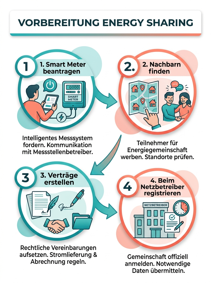 Vorbereitung Energy Sharing